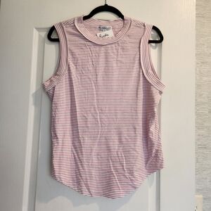 Blakeley Designs Women's Purple Striped Sleeveless Top Size 2XL BNWT